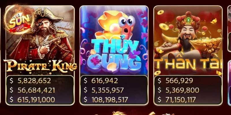 Bắn cá Sunwin là sảnh game giải trí đổi thưởng xanh chín 