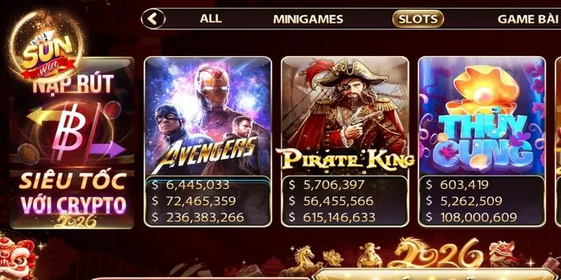 Slotgame Sunwin mang đến trải nghiệm quay hũ đỉnh cao